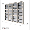 Lot de 12 Portabottiglie -bouteilles Standard PB 228 bouteilles