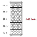 Cantina Frigo Wifi 147 bottiglie Monotemperatura