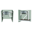 MPCG/V - Monoblock Kanaalairconditioner - Koeling + Verwarming + Vochtigheid - van 30 tot 48 m3