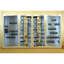 Mobile Plexy 48 Bottle rack in Wood/Plexiglass