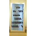 Mobile Plexy 48 Portabottiglie in Legno/Plexiglass