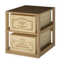 Modulo Legno 2 Ripiani Scorrevoli K562 - 2 Casse da 12 bottiglie