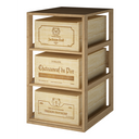 Modulo Legno 3 Ripiani Scorrevoli K563 - 3 Casse da 12 bottiglie