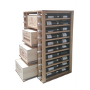 Modulo Legno 4 Ripiani Scorrevoli K546 - 4 Casse da 12 bottiglie