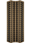 Eckmodul Holz K391 - 80 Flaschen