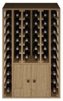 Modulo Legno Ante a battente K516 - 46 bottiglie