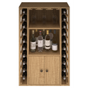 Holzmodul Flügeltüren K521 - 20 Flaschen