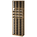 Holzdisplaymodul K90 - 102 Flaschen