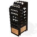 Modulo Steel 62 Portabottiglie in Acciaio