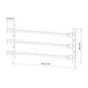 Orizon 3/1 - 9 Bottiglie -  Portabottiglie in acciaio