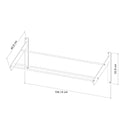 Orizon Front - 9 Bottiglie - Portabottiglie in acciaio