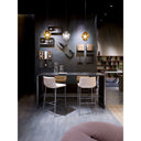 Metalen panelen (Boiserie) voor het bevestigen van magnetische flessenhouders - L. 108 cm