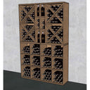 Houten module wand - 312 flessen