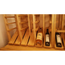 Houten module wand - 357 flessen