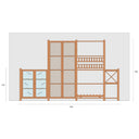 Houten muur in Puglia