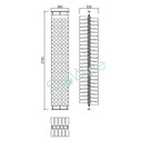Plexy Display Sky 240 Bottle rack in Plexiglass