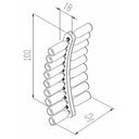 Plexy Expo 18 Plexiglass bottle rack