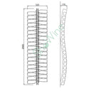 Plexy Show 38 Flessenrek van Plexiglas