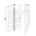 Plexy Sun 18 Portabottiglie in Plexiglass
