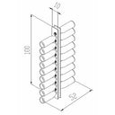 Plexy Wine 18 Portabottiglie in Plexiglass
