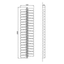 Plexy Wine 38 Uchwyt na butelkę z plexi