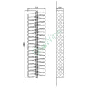 Plexy Wine Plus 76 Porte- Portabottiglie en plexiglas