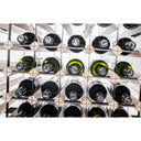 Stojak na butelki z wyspą Wood-Steel na 240 butelek