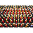 Stojak na butelki z wyspą Wood-Steel na 240 butelek