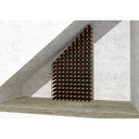 Uchwyt na butelki z drewna i stali na 145 butelek. - Rozwiązanie pod spodem