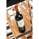Portabottiglie Legno-Acciaio 24 bottiglie
