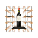 Wijnrek Hout-Staal 36 flessen