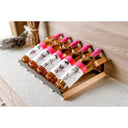 Portabottiglie Legno-Acciaio 5 bottiglie