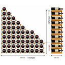 Wijnrek Hout-Staal 57 flessen - Oplossing voor Onder de Trap