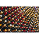 Wijnrek Hout-Staal 57 flessen - Oplossing voor Onder de Trap