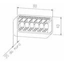 Portacalici Deluxe Legno Plexiglass 12 posti