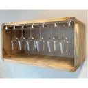 Portacalici Deluxe Legno Plexiglass 12 posti