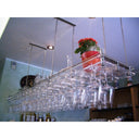 Wand- of hangende wijnrek voor 50 glazen van Plexiglas