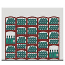 Propozycja ściennego stojaka na butelki na 287 miejsc