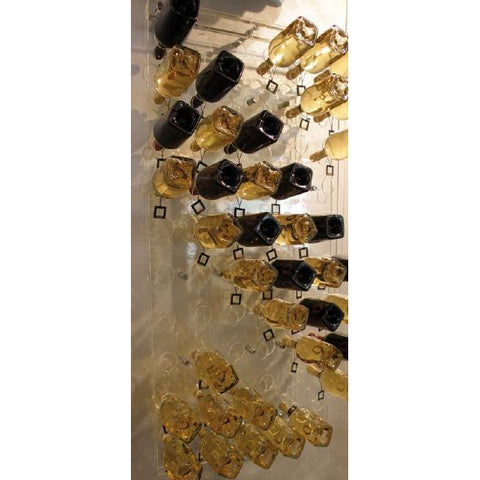 Weinregale 60 Flaschenhalter aus Plexiglas