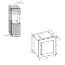 Einbaukühlschrank Weinkeller Säule N 36 bott. Doppelte Temperatur