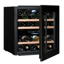 Kolumna N wbudowana lodówka na wino 36 butelek. Podwójna temperatura