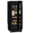 Cave à vin encastrable noire pour 22 bouteilles, mono température
