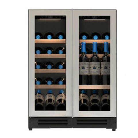 Réfrigérateur cave encastrable pour 47 bouteilles, double température