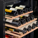 Built-in Cellar Fridge Black 44 Bottles. Single Temperature
