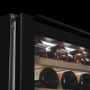 Cellar Built-in Refrigerator Black 44 Bottles Double Temperature