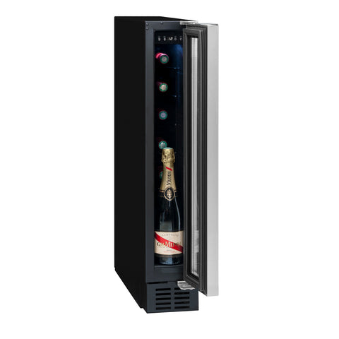 Single temperature built-in wine cellar fridge with 8 bottles