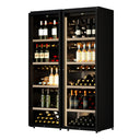 Black Cellar Fridge 268 Bottles Double Temperature