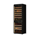 Black Cellar Fridge 124 Bottles Double Temperature