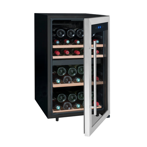 Double temperature wine cellar fridge for 50 bottles