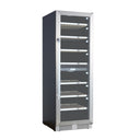 Built-in cellar fridge for 152 bottles, double temperature